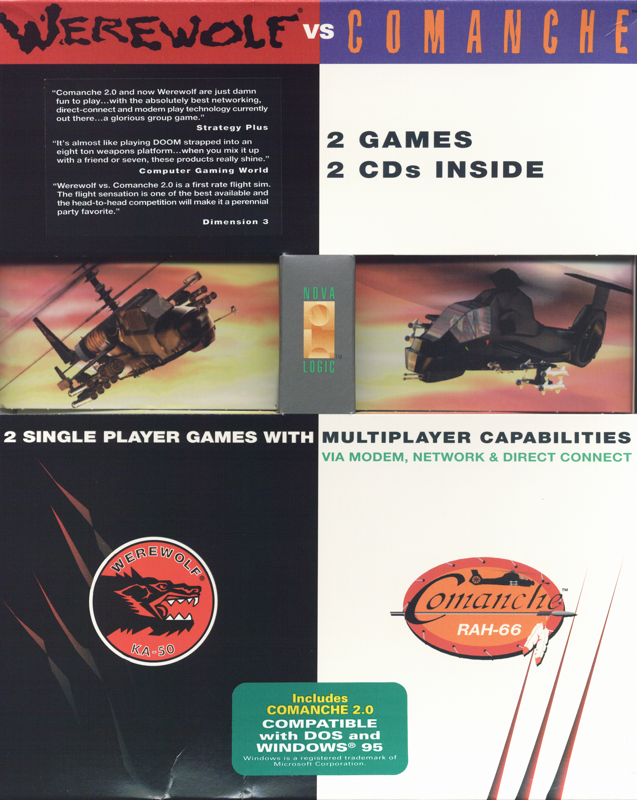 Werewolf Vs. Comanche 2.0 box art