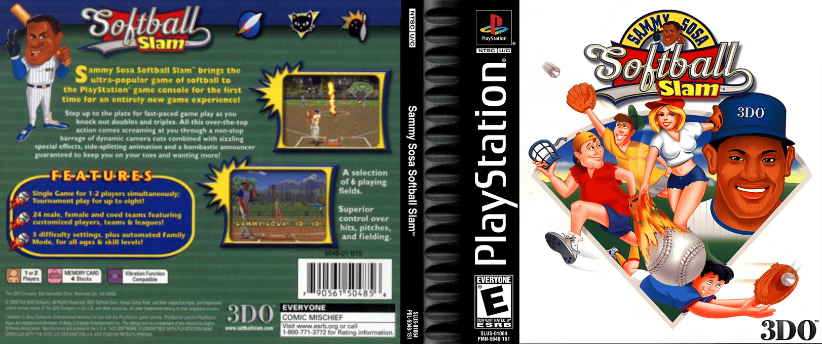 Sammy Sosa Softball Slam — box-texture (US)
