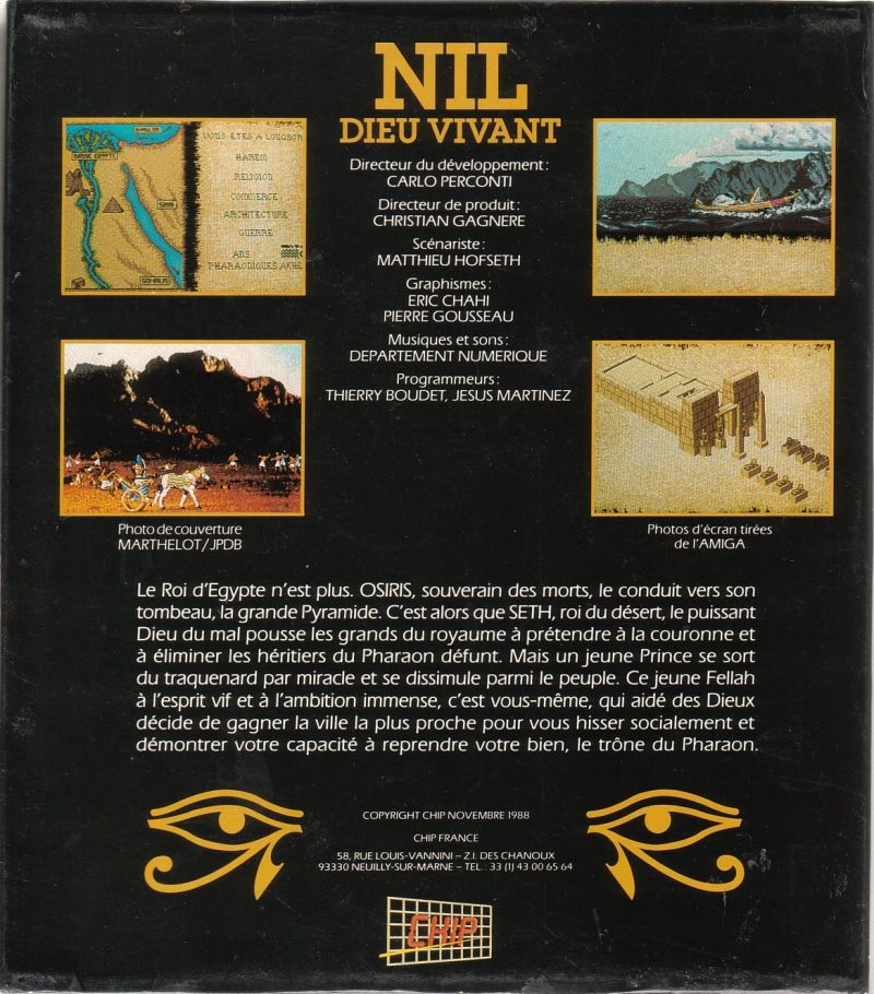 Day Of The Pharaoh — box-2D-back (FR)