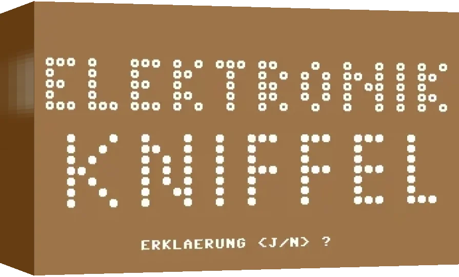 Elektronik Kniffel — box-3D (WOR)
