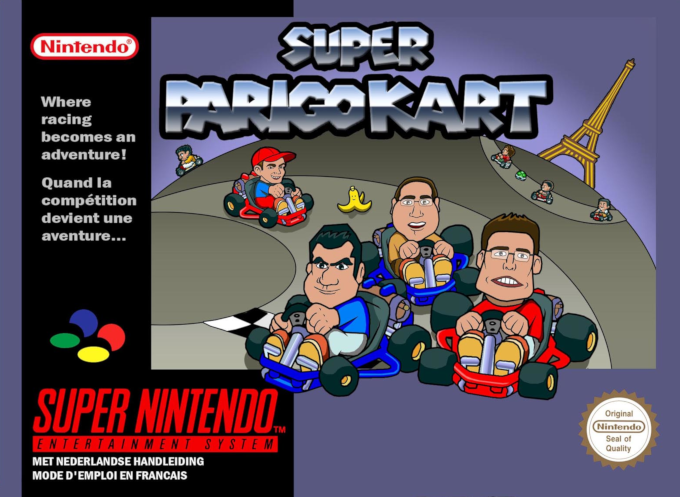 Super Parigo Kart box art