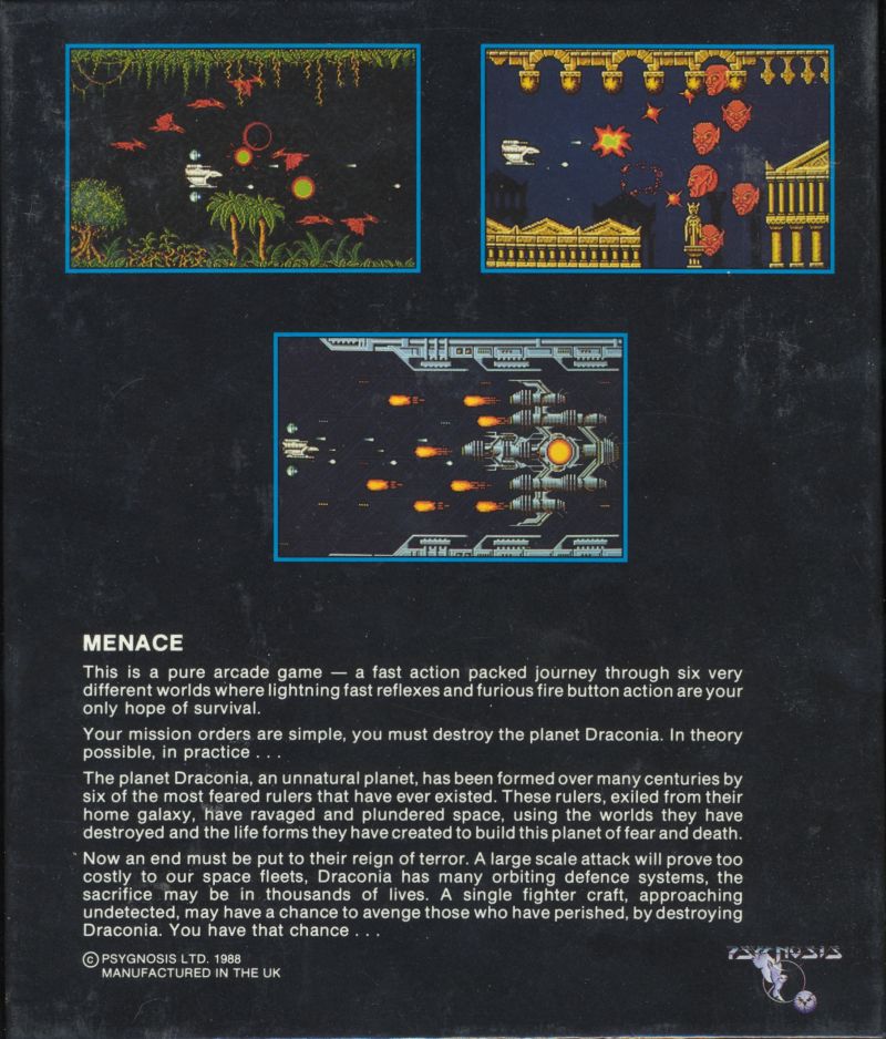 Menace — box-2D-back (US)