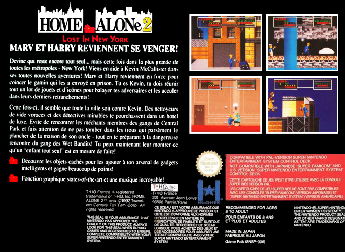 Home Alone 2 - Lost in New York — box-2D-back (EU)