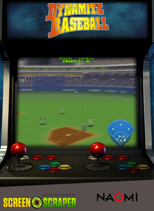 Dynamite Baseball NAOMI — box-2D (SS)