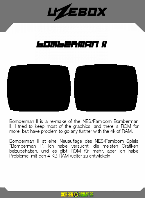Bomberman II — box-2D-back (SS)