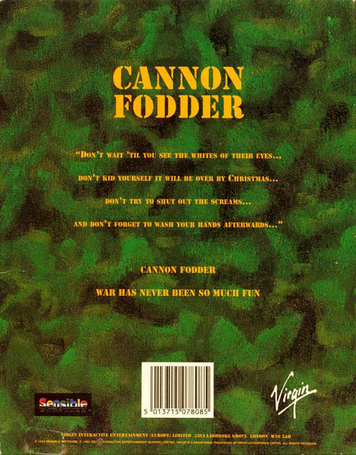 Cannon Fodder — box-2D-back (EU)