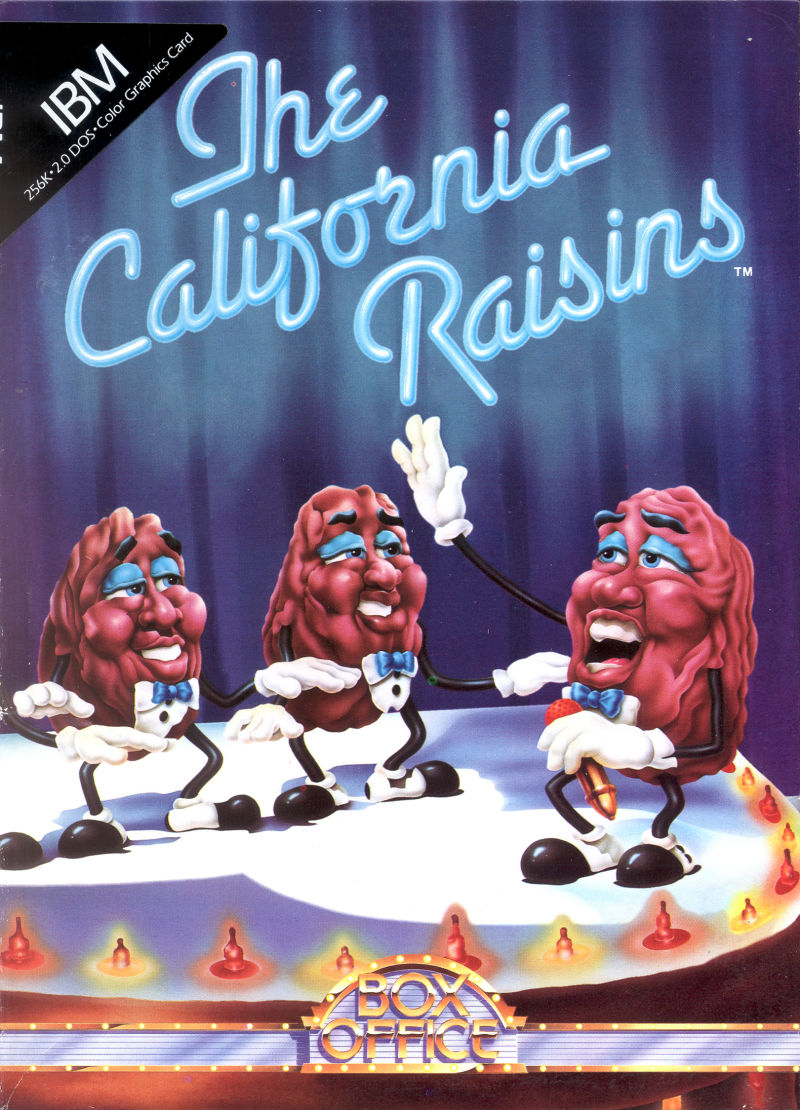 California Raisins, The box art