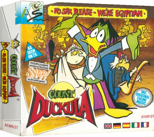 Count Duckula in No Sax Please - We're Egyptian — box-3D (EU)
