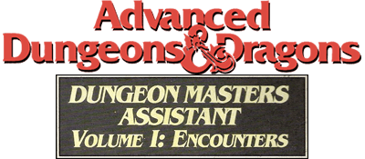 Dungeon Masters Assistant : Volume I : Encounters — wheel (US)