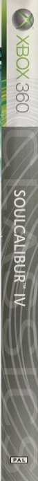 Soulcalibur IV — box-2D-side (FR)