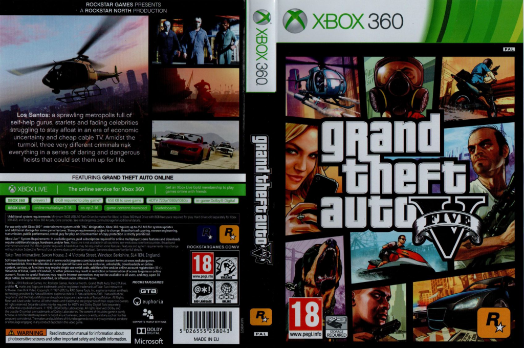 Grand Theft Auto V — box-texture (EU)