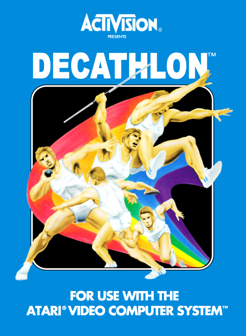Activision Decathlon, The box art