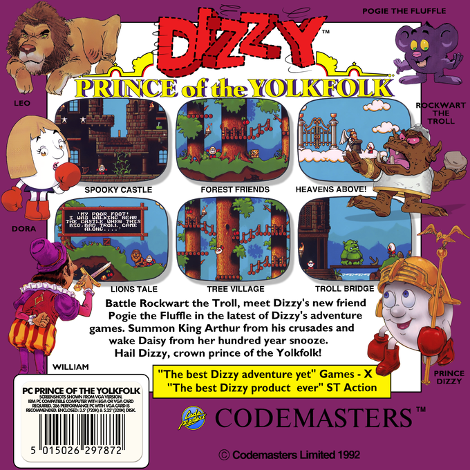 Dizzy 6 - Prince Of The Yolkfolk — box-2D-back (EU)