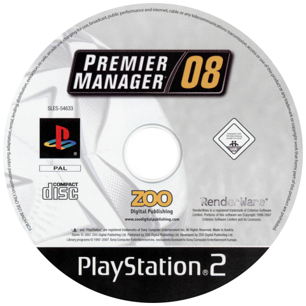Premier Manager 08 — support-texture (EU)
