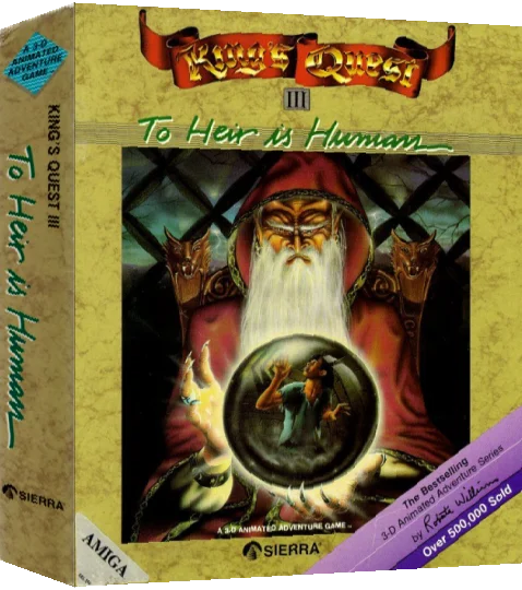 King's Quest III - To Heir is Human — box-3D (US)
