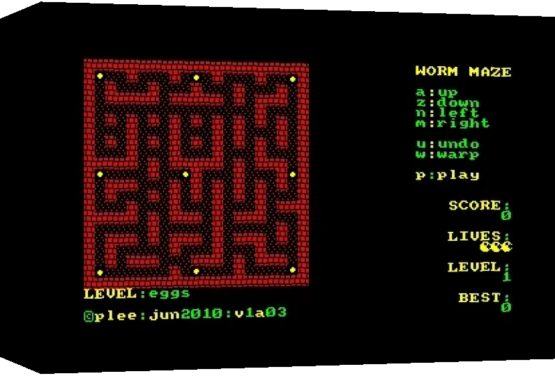 Worm Maze — box-3D (WOR)