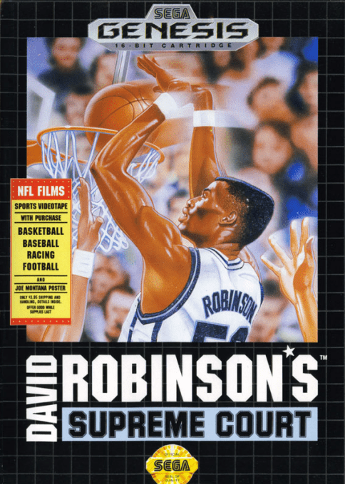 David Robinson Basketball box art