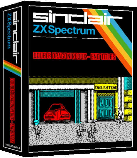 Double Dragon Redux - End Titles — box-3D (SS)
