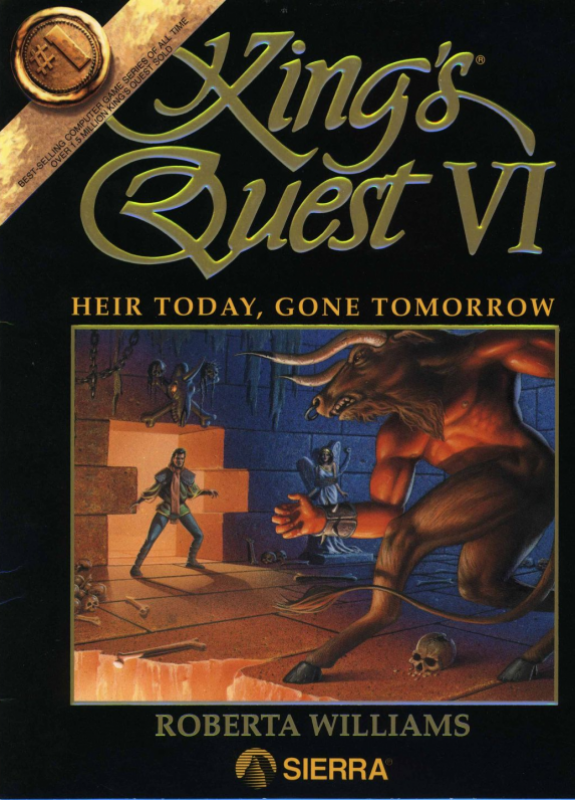 King's Quest 6 - Heir Today Gone Tomorrow — box-2D (FR)