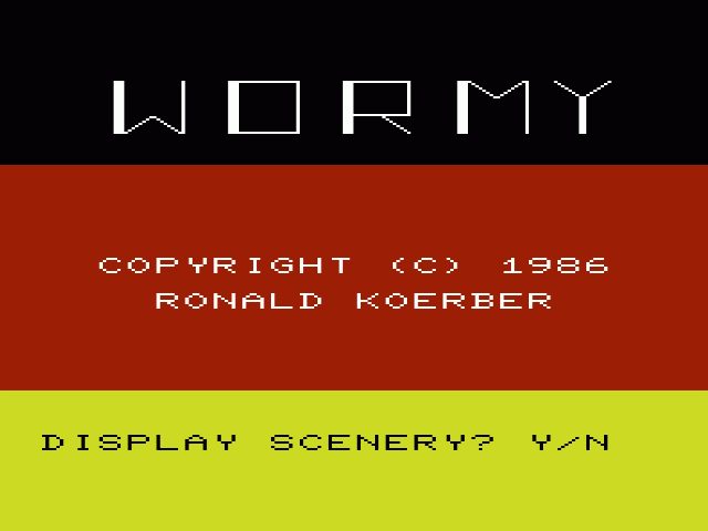 Wormy — sstitle (WOR)