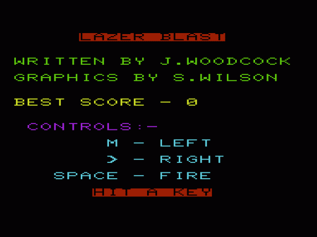 Laser Blast — sstitle (WOR)