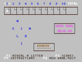 Word Bowl Deja Vu — ss (WOR)