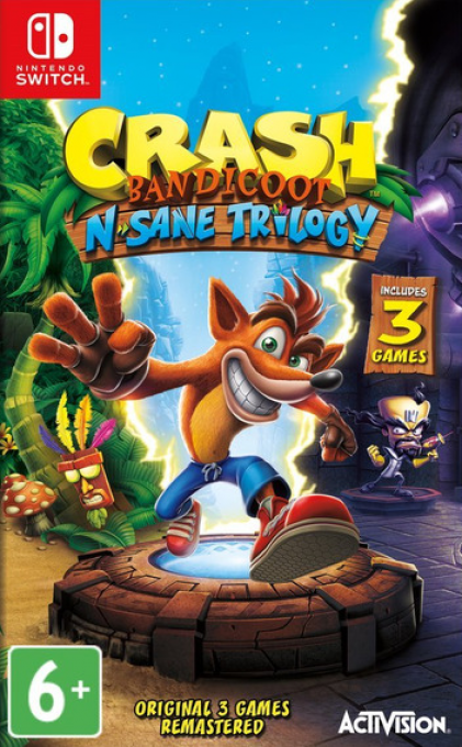 Crash Bandicoot N. Sane Trilogy — box-2D (RU)