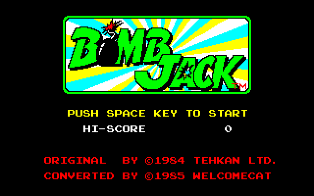 Bomb Jack — sstitle (JP)