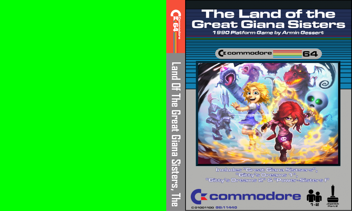 The Land of the Great Giana Sisters — box-texture (CUS)