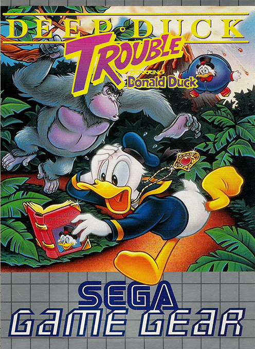 Deep Duck Trouble Starring Donald Duck — box-2D (EU)