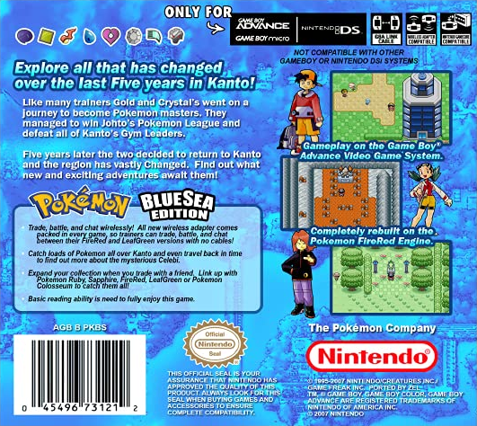 Pokemon : Blue Sea Edition — box-2D-back (US)
