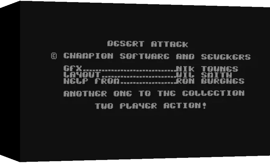 Desert Attack — box-3D (WOR)