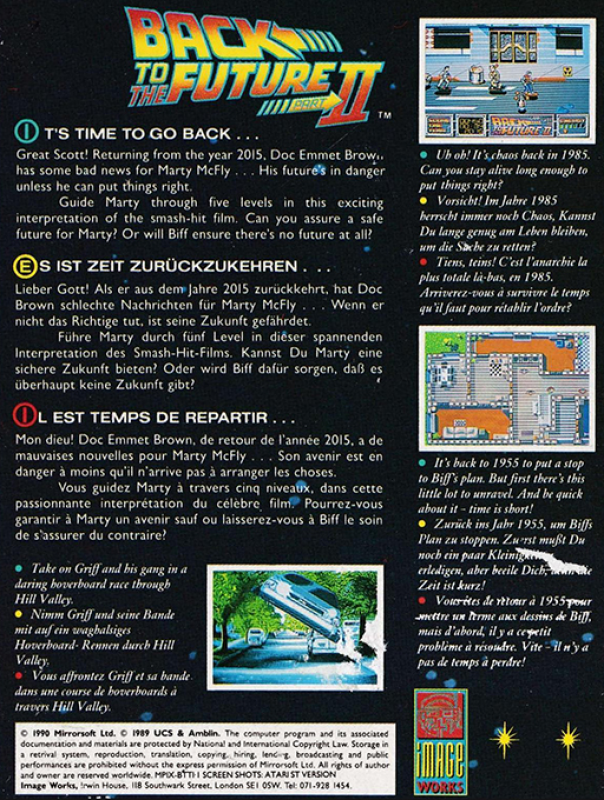 Back To The Future Part 2 — box-2D-back (EU)