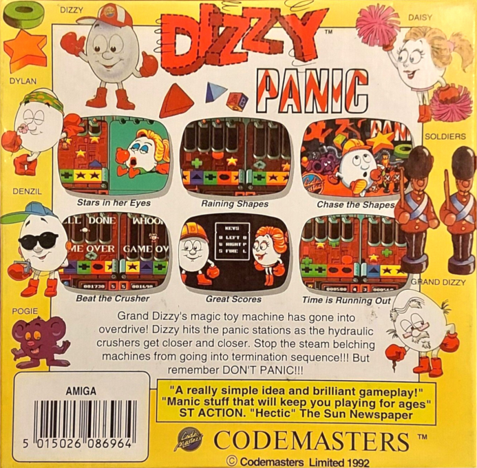 Dizzy Panic — box-2D-back (EU)