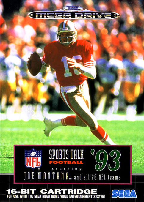Nfl Sports Talk Football '93 Starring Joe Montana — box-2D (EU)