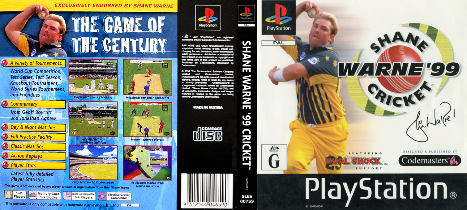Brian Lara Cricket — box-texture (AU)