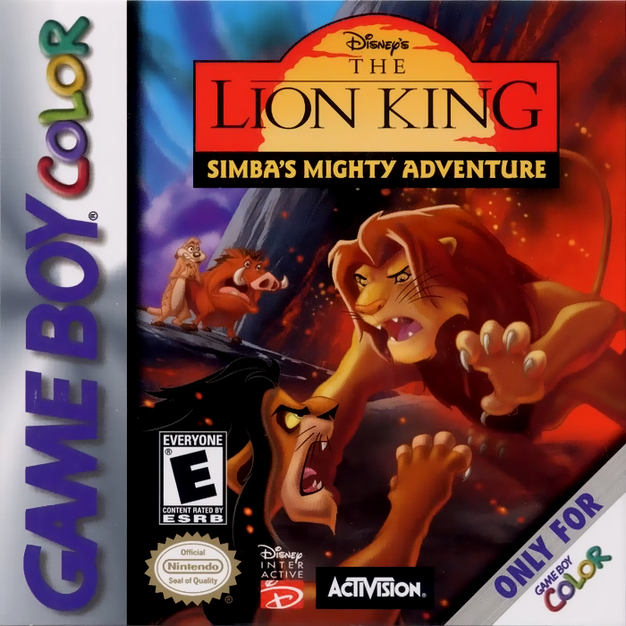Lion King The - Simba's Mighty Adventure box art