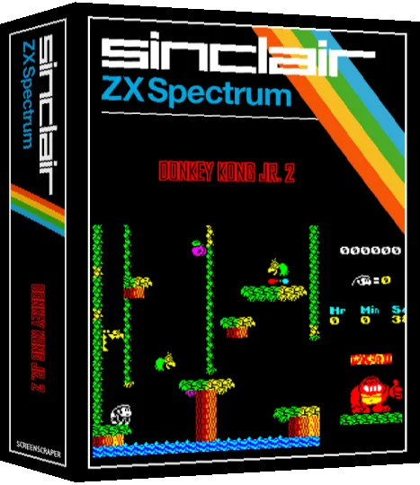 Donkey Kong Jr. II — box-3D (SS)