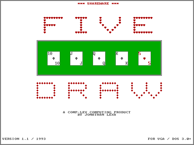 Five Card Draw box art