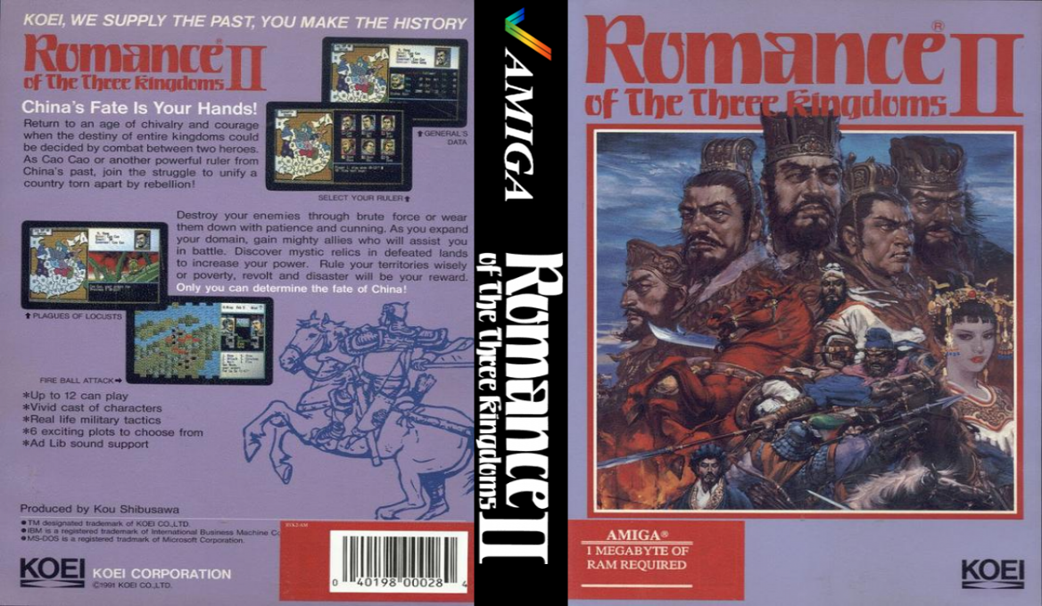 Romance Of The Three Kingdoms 2 — box-texture (WOR)