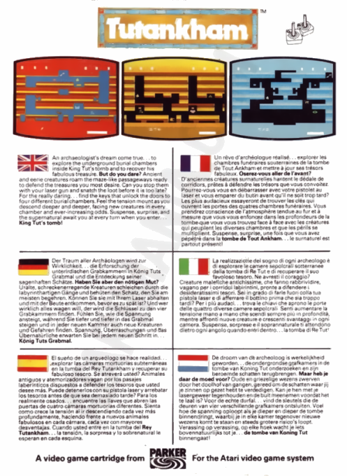 Tutankham — box-2D-back (EU)