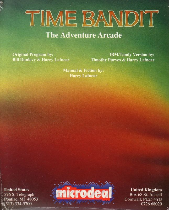 Time Bandit — box-2D-back (US)