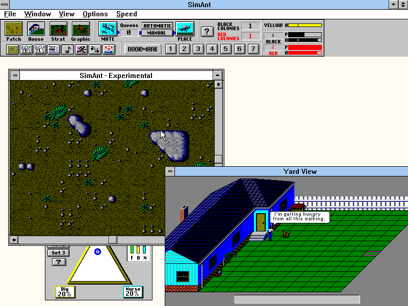 SimAnt: The Electronic Ant Colony — ss (WOR)