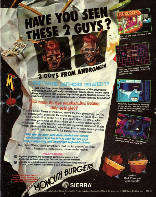 Space Quest 3 - The Pirates Of Pestulon — box-2D-back (US)