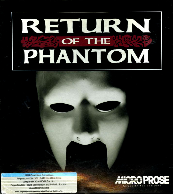Return Of The Phantom — box-2D (EU)