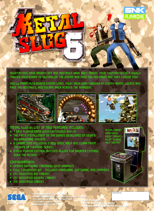 Metal Slug 6 — box-2D-back (WOR)