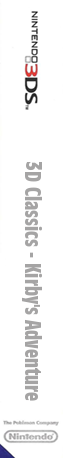 3D Classics - Kirby's Adventure — box-2D-side (CUS)