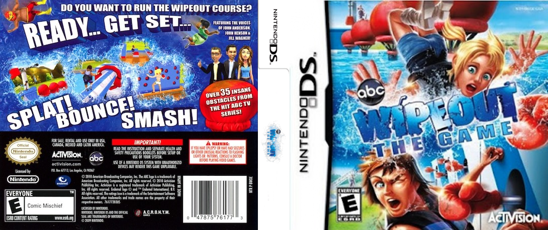 Wipeout - The Game — box-texture (US)