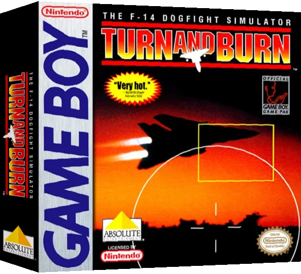 Turn and Burn - The F-14 Dogfight Simulator — box-3D (US)