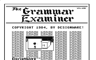The Grammar Examiner — sstitle (WOR)